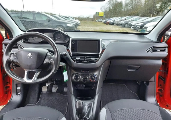 Peugeot 208 cena 27900 przebieg: 172044, rok produkcji 2016 z Wieluń małe 277